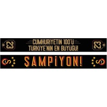 Galatasaray Lisanslı 23. Şampiyonluk Şal Atkı