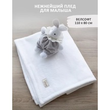 Kırıya Kıds Yenidoğanlar İçin Bebek Karyola İçin Sıcak Peluş Battaniye 195990924 Beyaz