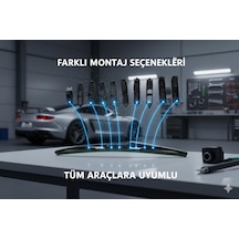 Space Premium 9 Aparatlı Hibrit Arka Silecek Kilitli Model 38 Cm Uyumlu