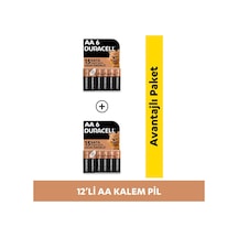 Alkalin AA Kalem Pil 1.5V LR03/MN2400 6'lı Paket x2