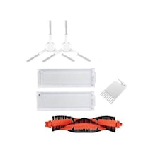Mi Robot Mop Pro, Viomi Uyumlu V2 V3 Uyumlu Beyaz Yan Fırça Ana Fırça Ve Hepa Filtre Set