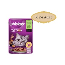 Whiskas Pouch Tastymix Kuzulu Yetişkin Kedi Mama 24 x 85 G