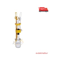 Fluidmaster Gömme Rezervuar Boşaltma Grubu Beyaz
