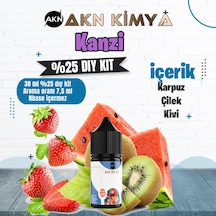 Twelve Monkey Kanzi Yoğun Dıy Kit Karpuz Çilek Kivi Gıda Aroması %25 Oranda Aroma İçerir Hazır Değildir 30 Ml