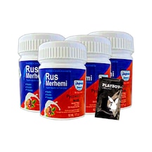 Blue Rus Merhemi 4 Tane X 50 Ml Tüy Dökücü + 1 Armağan Jel
