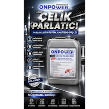 Onpower A Plus Çelik Parlatıcı 5l Paslanmaz Yüzeyler İçin Profesyonel Parlaklık