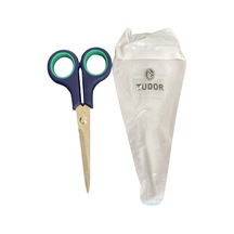 Tudor Profesyonel Terzi Makası 5.5 - Mavi Saplı Paslanmaz Çelik Makas 21cm