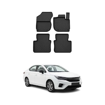 Honda City 7 2019-2026 Uyumlu 4d Havuzlu Paspas Kauçuk Siyah 5 Parça