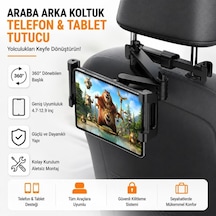 Teleskopic Uzayabilen Araç Arka Koltuk Tablet Tutucu Araç Tablet Standı Araç Telefon Tutucu 2 Mixed