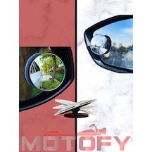 Universal Motosiklet Otomobil Dikiz Aynası İçin Kör Nokta Aynası Takımı