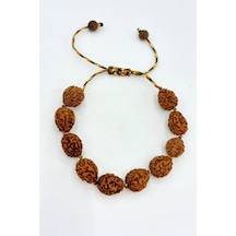 Rudrakşa Bileklik Hindistan Rudraksha 122 Çok Renkli