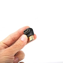 Dark HDMI 90 Derece Dönüştürücü Dirsek - HDMI Erkek - HDMI Dişi Renk - Siyah