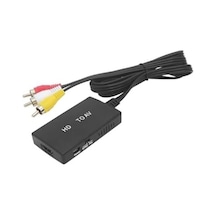 Hdtv'den Hd'ye Dönüştürücü Hdmı İle Rca Av/cvsb L/r Video 1080p İle Uyumlu Hdtv To Av Zr1124