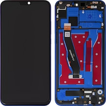 Huawei Honor 8x Tfy-lx2 Jsn-l11 Jsx-l22 Uyumlu Çıtalı Hk Lcd Ekran Dokunmatik Mavi