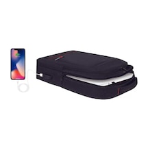 Mack MCC-007 17.3" Office USB Girişli Notebook Sırt Çantası Siya