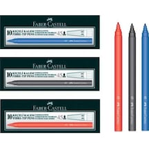 Faber-Castell Keçeli Boya Kalemi Siyah 5061 155002 10Lu