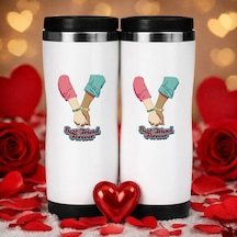 Bk Gift Kişiye Özel Best Friend Tasarımlı İkili Çelik Termos Bardak -4, Sevgiliye Hediye, Sevgililer Günü Hediyesi Kobitmeyencom36304 Bk Gift Renkli