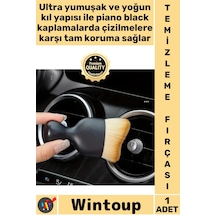 Fırça Ultra Hassas Torpido Klima Piano Çizmez Profesyonel Araba Şık Yumuşak Detay Temizlik Fırçası