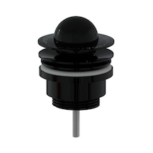 VitrA Liquid Yuvarlak Sabit Lavabo Süzgeci Parlak Siyah A4516939 Siyah