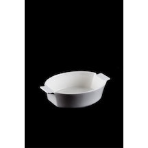 Acar Porselen 17.6X12X4.7 CM Fırın Kabı 010845 Beyaz