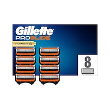 Proglide Power Tıraş Bıçağı, 8 Yedek Bıçak, Islak Tıraş Makineleri İçin, Erkekler İçin, 5 Kat Bıçak Ağz