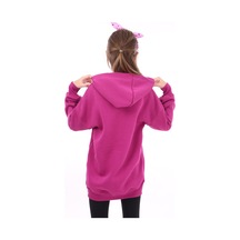 Toontoy Kids Toontoy Kız Çocuk Nakışlı Sweatshirt Mürdüm