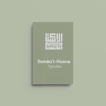 Esmaül Hüsna Ajandası Yeşil Karton Kapak Çok Renkli
