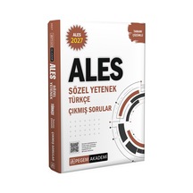 Pegem 2027 Ales Sözel Yetenek Türkçe Tamamı Çözümlü Çıkmış Sorular Pegem Yayıncılık