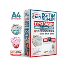 2026 MEB AGS EĞİTİM BİLİMLERİ ÖSYM Çıkmış Soru Tıpkı Basım Kitapçıkları 13lü Deneme Paketi