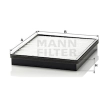 MANN CU2520 Polen Filtresi 25 99-05 45 00-05 200 92-00