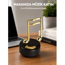 Altın Nota Temalı Müzik Kutusu Müzikli Hediyelik Yeni Nesil - Lisinya