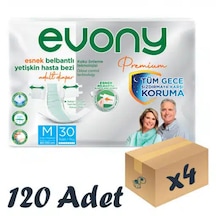 Evony Premium Esnek Bel Bantı Yetişkin Hasta Bezi M 4 x 30'lu