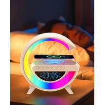 Rgb Işıklı Hoparlör Usb Fm Tf Kart Destekli