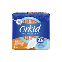 Orkid Ultra Extra Hijyenik Ped Normal 8'li 3 Paket