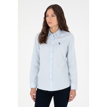 U.s. Polo Assn. Kadın Açık Mavi Gömlek Basic 50295639-vr003 Açık Mavi