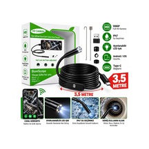 Hd 3.5 Metre- Su Geçirmez Yılan Kamera Ip67 Sertifikalı Led Işıklı Android Destekli Çok Renkli