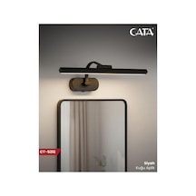 Ct-5212 Yeni Seri 7 Watt Duvar Aplik Ayna Üstü Aplik Siyah/eskitme Kasa Beyaz/günışığı Seçenekli Siyah / Beyaz Işık
