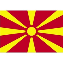 Makedonya 15x22,5 Masa Bayrağı Direksiz