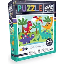 Neverland Cute Dinosaurs Sevimli Dinozorlar 24 Parça Puzzle Nl405