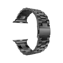 Apple Watch Se 2022 40 Mm Metal Stainless Steel İçin Kordon Siyah Çok Renkli