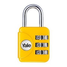 Yale Şifreli Asma Kilit 23 mm Sarı