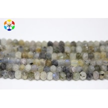 Labradorit Taşı Faset Kesim 4.5-5Mm Aralığı/5 Adet