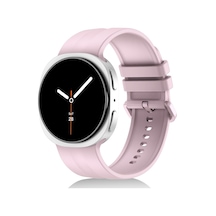 Galaxy Watch 8 40mm 22mm Uyumlu Silikon Kordon Krd-159 - Pembe - T43845