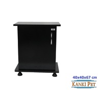 Kanki Pet 40 CM Mdf Akvaryum Sehpa Siyah 40 x 40 x 67 CM