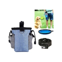 Köpek Eğitim Çantası Gezisi Yiyecek Aperatifleri Çöp Torbası Köpek Gezisi Eğitimi Bel Çantası Pet Eğitim Çantası, Özellikler: Bel Çantası + Katlanır Kase