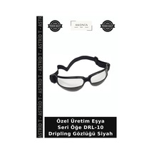Özel Üretim Eşya Seri Öğe Drl-10 Dripling Gözlüğü Siyah