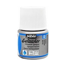 Setacolor Opak Metalik Kumaş Boya 45ml Şişe - 60 Silver No Color
