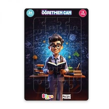 5 Adet Lisanslı 24 Parça Btoys Can Frame Puzzle 5 Adet Puzzle