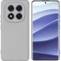 Redmi Note 14 Pro Plus Uyumlu Silikon Kılıf - Pastel Renk Tonu Esnek Tam Koruma Kapak  - Gri