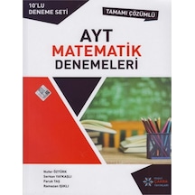 Ayt Matematik Tamamı Çözümlü 10'lu Deneme